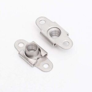 Two Lugs Floating Anchor Nut Double Ear Supporting Plate Self Locking Anchor Nuts - تصویر 1