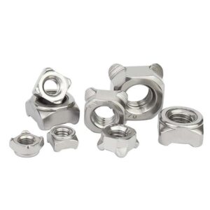 High Quality Welding Nuts with Four Solder Joint Aluminum Stainless Steel Square Weld Nuts – Image 3