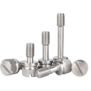 Slotted Hand Screws with Reduced Shank Hand Tighten Slotted Captive Thumb Screw - Hình ảnh 3