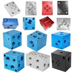CNC Machining Aluminum Hydraulic Valve Block Superior Engineered Hydraulic Manifold Block - Görsel 3