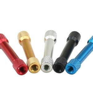 Double Head Threaded Aluminum Standoff Round Knurled Colorful Aluminum Standoff Spacers