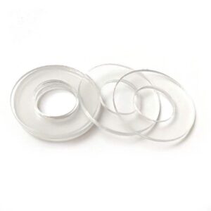 Fatigue Resistant Transparent PVC Washers Reliable Industrial Shim Clear Plastic Washer