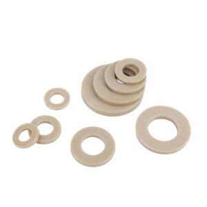 High Quality Custom PEEK Washer High Temperature Resistant Insulating PEEK Gasket – Image 3