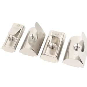 Non Standard Roll-in T Nut With Spring Leaf High Quality Shrapnel Nut for Aluminum Profile - Gambar 2