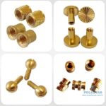 Custom brass part prototype from CNC lathe