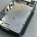 Custom enclosure CNC machined from aluminum